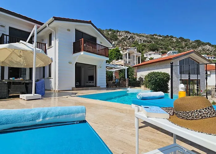 Villa Evin Sea Front Modern In Kalkan Turkey Kaş